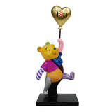 Disney Britto Winnie the Pooh with Gold Heart Balloon 100th Anniversary Numbered Limited Edition Figurine 9"