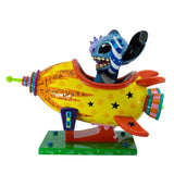 Disney Britto Stitch Rocket Ship Figurine
