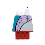 Britto Peanuts Snoopy's Dog House Figurine 6.5"