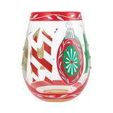 Lolita Hallmark Exclusive Ho Ho Ho Stemless Wine Glass