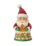 Jim Shore Christmas Santa Holding A Star Mini Figurine