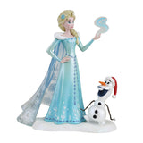 Disney Showcase Frozen Elsa & Olaf Seasonal Figurine 8"