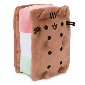 GUND Neapolitan Ice Cream Sandwich Pusheen, 9.5 in