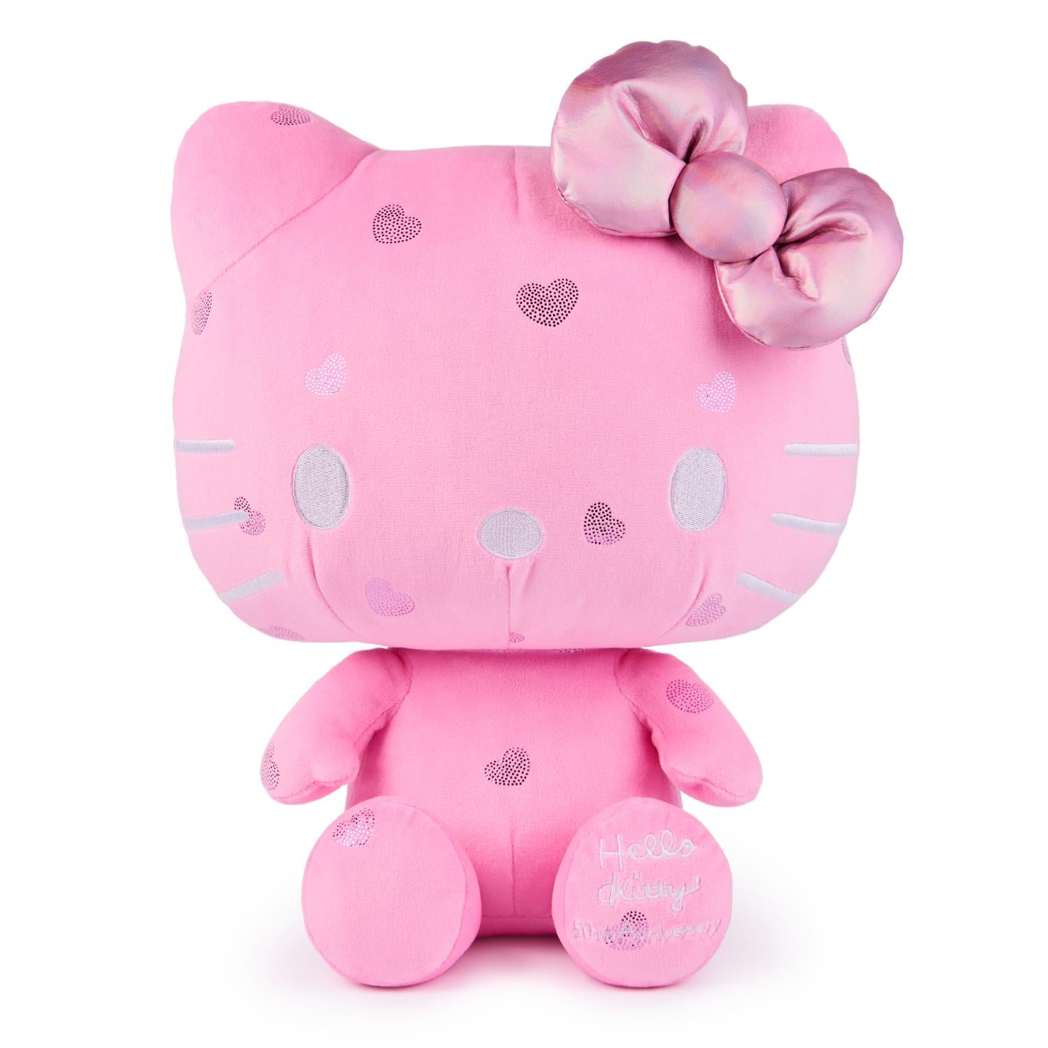 Gund Hello Kitty 50th Anniversary Bubble-Gum Pink Plush 12