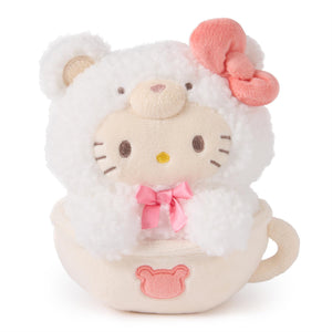 6" Hello Kitty Café Latte Bear Costume  Stuffed Plush