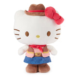 GUND Hello Kitty Cowgirl Plush Stuffed Animal 9.5"