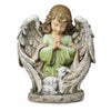 8" Praying Angel with Sheep Garden Statue