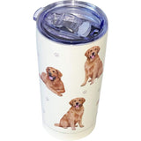 Golden Retriever Stainless Steel 20 Oz. Tumbler