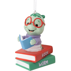 Hallmark Book Worm Christmas Ornament