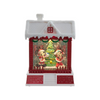 7.5" Disney© Battery Operated Light-Up Mickey Santa Lantern