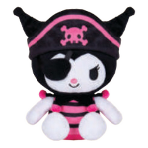 7.5" Kuromi Pirate Stuffed Plush