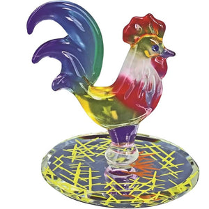Sunrise Rooster Figurine