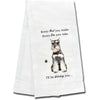 Kitchen Towel Every Bite You Take I'll Be Watching You Dachshund