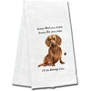 Kitchen Towel Every Bite You Take I'll Be Watching You Goldendoodle