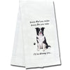 Kitchen Towel Every Bite You Take I'll Be Watching You Border Collie