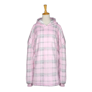 Precious Pink Oversized Blanket Pullover