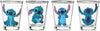  Silver Buffalo Lilo and Stitch Poses 4-Pack Mini Glass Set, 1.5 Ounces