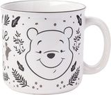 Silver Buffalo Winnie the Pooh Plant Pattern Ceramic Camper Mug, 20 Ounces 