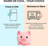 Baby Pig Microwavable and Coolable Warm Pals Stuffed Animal Plush with Lavender Scent