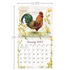 2025 Lang Wall Calendar Proud Rooster by Susan Winget