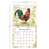 2025 Lang Wall Calendar Proud Rooster by Susan Winget