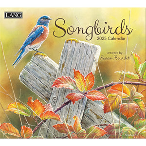 2025 Lang Wall Calendar Song Birds by Susan Bourdet