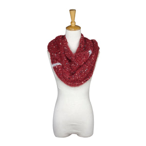 Santa Confetti Infinity Scarf