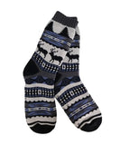 Elk Lodge Men's Thermal Slipper Socks