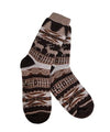 Elk Lodge Men's Thermal Slipper Socks