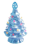 6.75" Iridescent LED Ceramic Easter Egg Tree