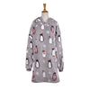 Arctic Dreams Penguin Oversized Blanket Pullover