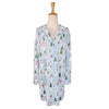 Winter Wonderland Long Sleeve Sleep Dress