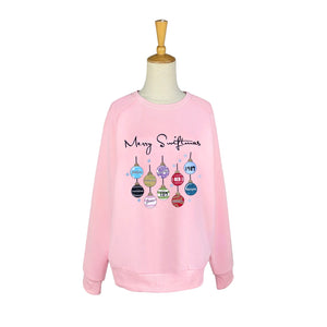 Merry Swiftmas Albums Sweatshirt - Pink
