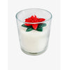 10 Oz. Poinsettia Flower Art Candle