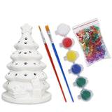 6.25" Paint Your Own Light Up Christmas Tree Kit