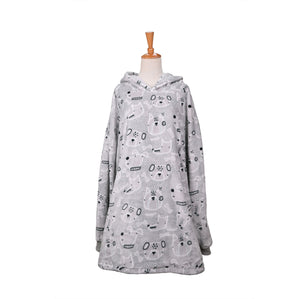 Doggie Love Oversized Blanket Pullover