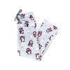 Velvety Fleece PJ Bottoms-Penguin Snowball Shuffle