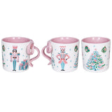 14oz Sugarplum Nutcracker Mug With Pink Bow Handle