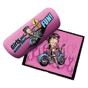 Betty Boop Biker Eyeglass Case