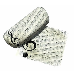 Music G Clef Eyeglass Case
