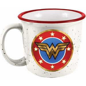 Wonder Woman Logo Ceramic Camper Mug