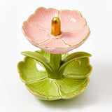4" Blooming Tulip Ceramic Ring & Jewelry Dish