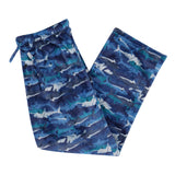 Men's Velvety Fleece PJ Bottoms Shark Frenzy