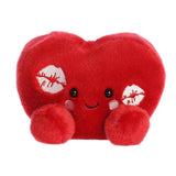 Palm Pals - Kimi Kisses Red Candy Heart with Smack Lips 5" Stuffed Plush