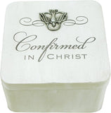 Confirmed in Christ Whitewash Keepsake Box