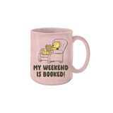 Silver Buffalo Winnie the Pooh My Weekend is Booked 17oz Ceramic Pottery Mug