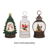 7" Christmas Harmony Glitter Lantern