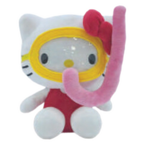 8.5" Hello Kitty Diver Stuffed Plush