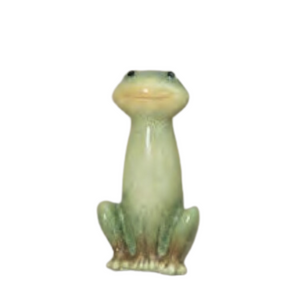 8.9" Terracotta Frog Figurine