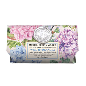 Michel Design Works Wild Hydrangea Large Bath Soap Bar